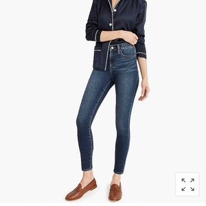 9” High-Rise toothpick JCREW jeans